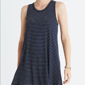 - Madewell chevron print sleeveless tank dress Small c